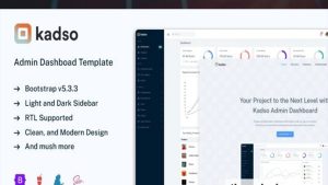 Kadso - Responsive Bootstrap 5 Admin UI Kit