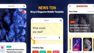 Newsten - Blog & Magazine Mobile HTML Template